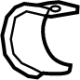 GM 84363681 Upper Control Arm Bracket, Front GM 84363681 Upper Control Arm Bracket, Front