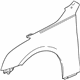 GM 23386277 Fender, Front Driver Side