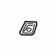 GM 23445039 Rear Reinforcement, Driver Side GM 23445039 Rear Reinforcement, Driver Side