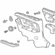 GM 23498690 Lower Quarter Trim, Rear Driver Side GM 23498690 Lower Quarter Trim, Rear Driver Side