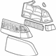 GM 16524595 Lens & Housing, Driver Side