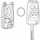 GM 13585811 Key