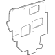 GM 42784037 Insulator, Door Inner Panel GM 42784037 Insulator, Door Inner Panel
