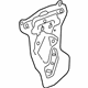GM 84374109 Water Deflector, Rear Passenger Side GM 84374109 Water Deflector, Rear Passenger Side
