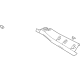 GM 42738780 Upper Trim, Jet Black, Driver Side