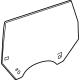 GM 84809786 Door Glass, Front Driver Side GM 84809786 Door Glass, Front Driver Side