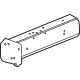GM 84557545 Front Rail, Driver Side GM 84557545 Front Rail, Driver Side