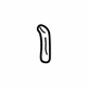 GM 88899564 Recline Handle, Gray, Rear Driver Side GM 88899564 Recline Handle, Gray, Rear Driver Side