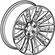 GM 84588749 Wheel, Alloy, Front Rear GM 84588749 Wheel, Alloy, Front Rear