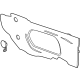 GM 42708011 Front Panel, Black, Passenger Side GM 42708011 Front Panel, Black, Passenger Side