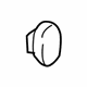 GM 19179674 Recline Knob, Titanium, Front