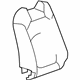 GM 25949611 Seat Back Cover, Titanium, Passenger Side
