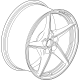 GM 23394704 Wheel, Rear Or Spare GM 23394704 Wheel, Rear Or Spare