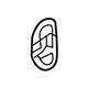 GM 13310748 Door Check Grommet, Front GM 13310748 Door Check Grommet, Front