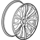 GM 84180449 Wheel, Alloy GM 84180449 Wheel, Alloy