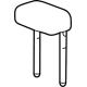 GM 84853446 Headrest, Center, Black, Rear GM 84853446 Headrest, Center, Black, Rear