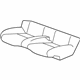 GM 22775902 Seat Cover, Black, Rear GM 22775902 Seat Cover, Black, Rear