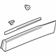 GM 84785123 Lower Molding, Rear Driver Side