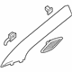 GM 84710111 Windshield Pillar Trim, Black, Driver Side GM 84710111 Windshield Pillar Trim, Black, Driver Side