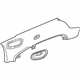 GM 39035369 Upper Quarter Trim, Black, Rear Driver Side