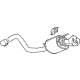 GM 87824234 Rear Muffler, Driver Side