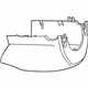 GM 92290200 Lower Column Cover GM 92290200 Lower Column Cover