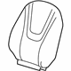 GM 20933935 Seat Back Cover, Titanium, Front GM 20933935 Seat Back Cover, Titanium, Front