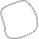 GM 42776106 Body Weatherstrip, Rear GM 42776106 Body Weatherstrip, Rear