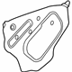 GM 84124721 Water Deflector, Inner Driver Side GM 84124721 Water Deflector, Inner Driver Side