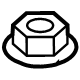 GM 11601710 Outer Tie Rod Lock Nut GM 11601710 Outer Tie Rod Lock Nut