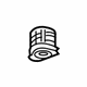 GM 13377391 Suspension Crossmember Front Bushing, Rear