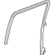 GM 84862435 Run Weatherstrip, Rear Driver Side GM 84862435 Run Weatherstrip, Rear Driver Side