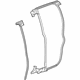 GM 84234301 Door Weatherstrip, Driver Side GM 84234301 Door Weatherstrip, Driver Side