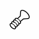 GM 90334886 Lower Column Cover Bolt