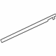 GM 23426773 Belt Molding, Black, Rear Driver Side GM 23426773 Belt Molding, Black, Rear Driver Side