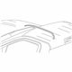 GM 84610431 Roof Molding, Driver Side GM 84610431 Roof Molding, Driver Side