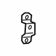 GM 22975756 Fender Mounting Bracket, Front Driver Side GM 22975756 Fender Mounting Bracket, Front Driver Side