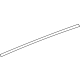 GM 84798350 Molding, Rear Side Door Window Reveal, Upper GM 84798350 Molding, Rear Side Door Window Reveal, Upper