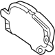 GM 26558653 Pad Kit, Front Disc Brake GM 26558653 Pad Kit, Front Disc Brake