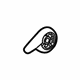 GM 42645794 Recline Handle, Black, Front GM 42645794 Recline Handle, Black, Front