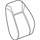 GM 39096984 Seat Back Cover, Black, Front