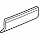 GM 12374668 Body Side Molding, Rear Passenger Side GM 12374668 Body Side Molding, Rear Passenger Side