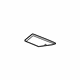 GM 84297054 Mat, Black, Rear Passenger Side