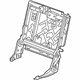 GM 84782308 Seat Back Frame, Rear GM 84782308 Seat Back Frame, Rear