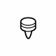 GM 11611339 Bracket Clip, Front, Plastic