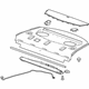 GM 23252325 Package Tray Trim, Rear
