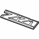 GM 23172677 Nameplate, Front GM 23172677 Nameplate, Front