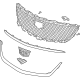 GM 84934983 Upper Grille, Front GM 84934983 Upper Grille, Front