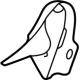 GM 85135168 Cover, Front Seat Back Reclining GM 85135168 Cover, Front Seat Back Reclining