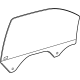 GM 84470750 Door Glass, Front Passenger Side GM 84470750 Door Glass, Front Passenger Side